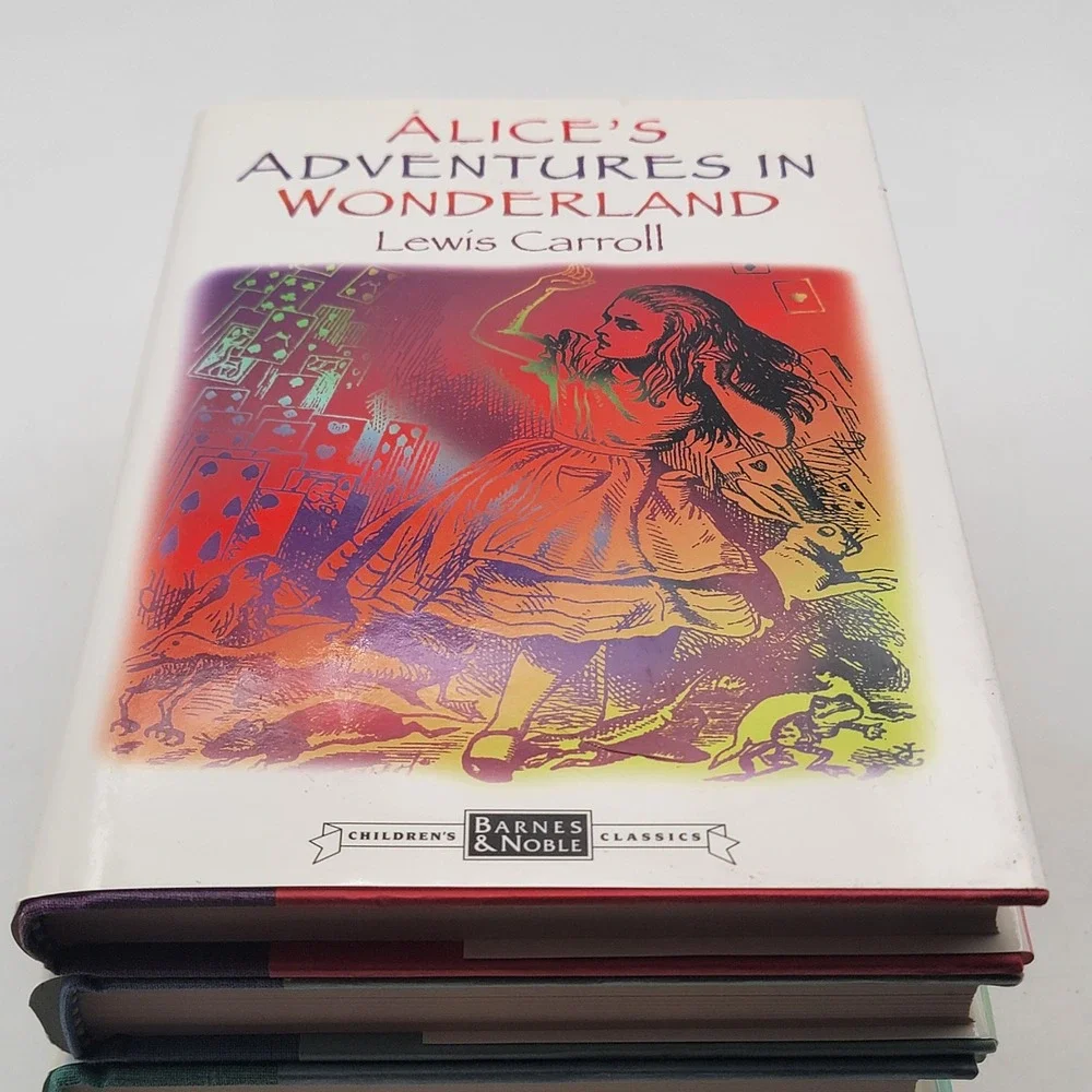 Barnes & Noble Children's Classics 4 Book HC Set Alice Wizard Oz Anne Princess